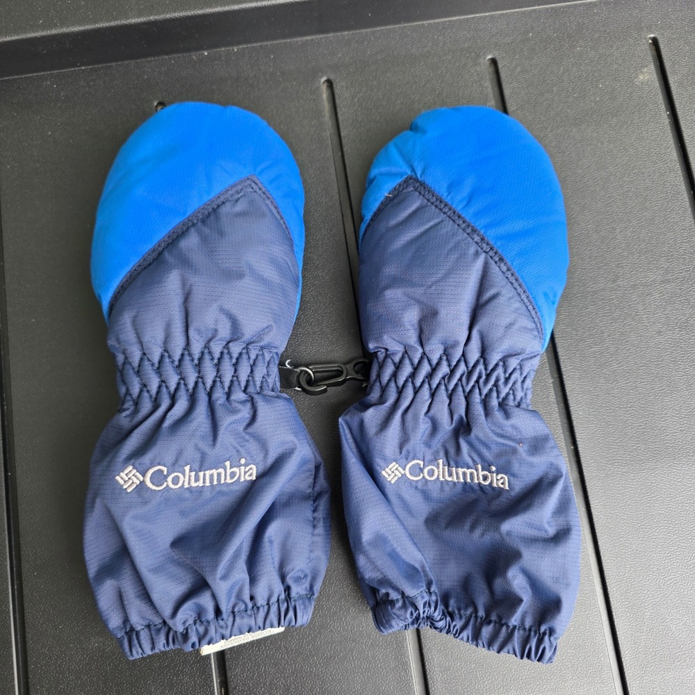 Columbia Mittens Toddler O/S Blue Insulated Winter
